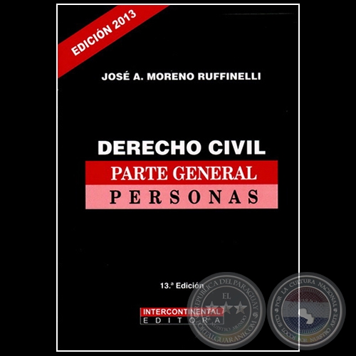 DERECHO CIVIL - Autor: JOSÉ ANTONIO MORENO RUFFINELLI - Año 2013